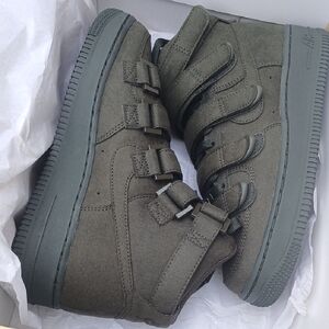Nike Air Force 1 High Top Sequoia Green Sneakers Billie Eilish Callab Size 6